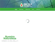 Tablet Screenshot of biosacolombia.com